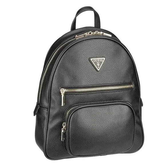 Guess | Bags | Guess Black Backpack With Gold Accents | Poshmark display picture 1